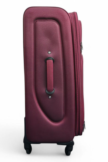 Nagoya Large Soft Shell Suitcase in Wine