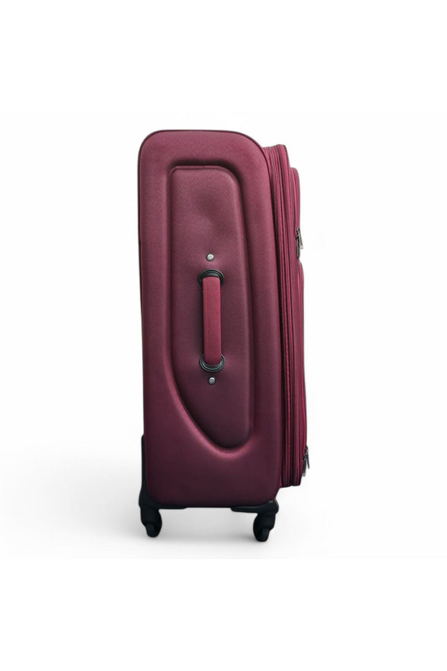 Nagoya Large Soft Shell Suitcase in Wine