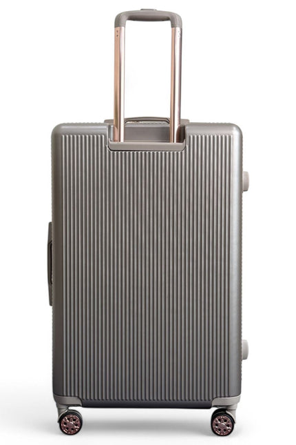 Cowra Large Hard Shell Suitcase in Champagne ( Beige )