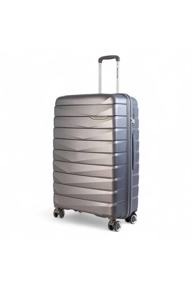 Forster Large Hard Shell TSA Suitcase in Smoke Grey
