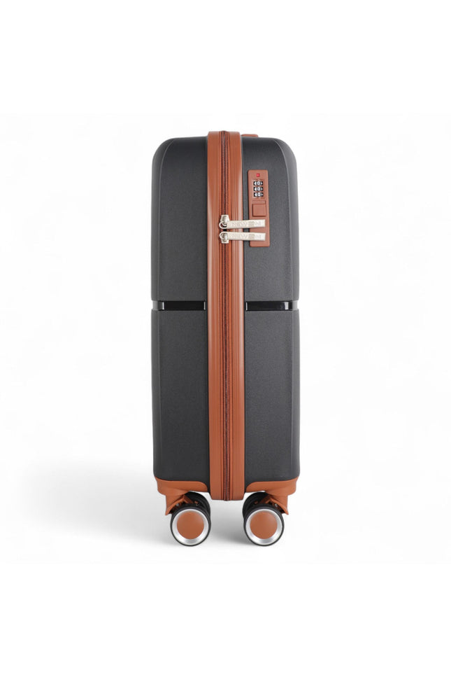 Corowa Large Hard Shell Suitcase in Black