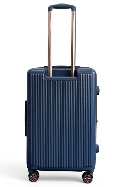 Cowra Medium Hard Shell Suitcase in Navy Blue