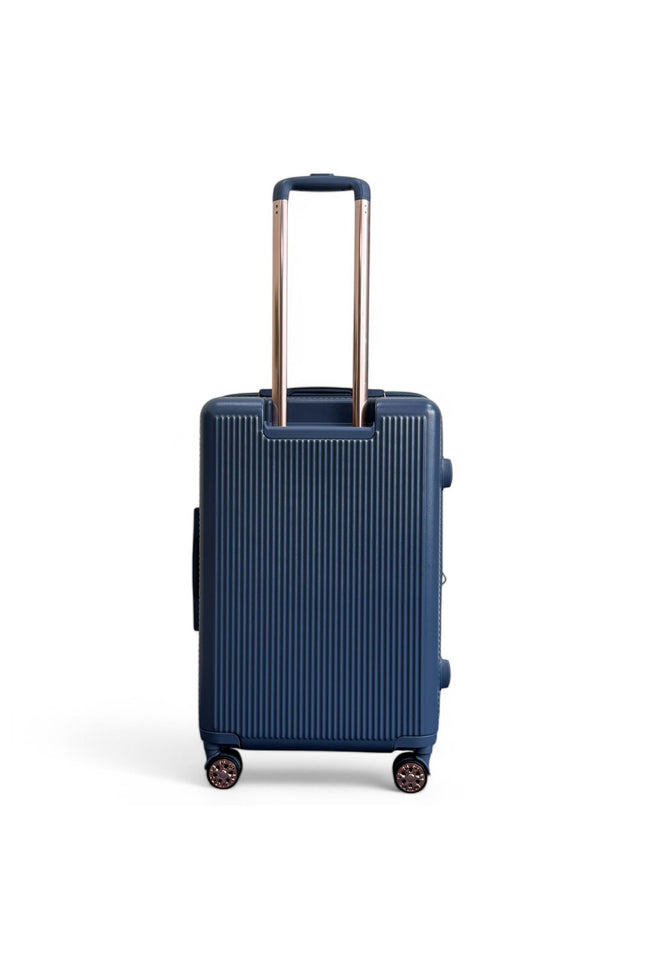 Cowra Medium Hard Shell Suitcase in Navy Blue