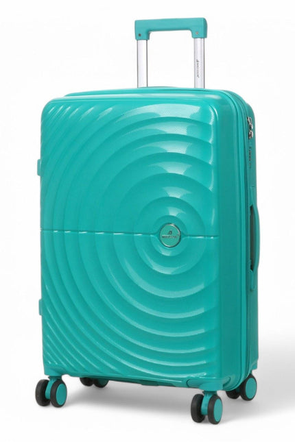 Balranald Medium Hard Shell Suitcase in Aqua Blue