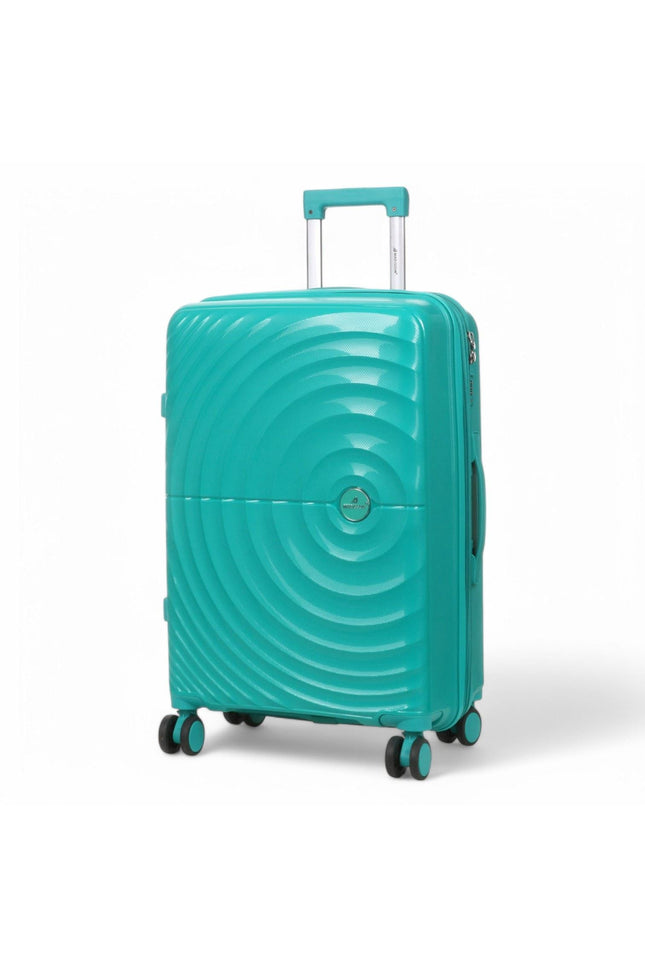 Balranald Medium Hard Shell Suitcase in Aqua Blue