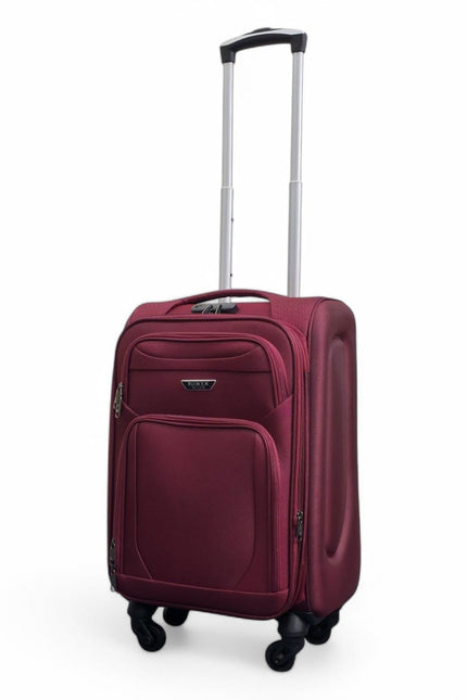 Nagoya Cabin Soft Shell Suitcase in Wine