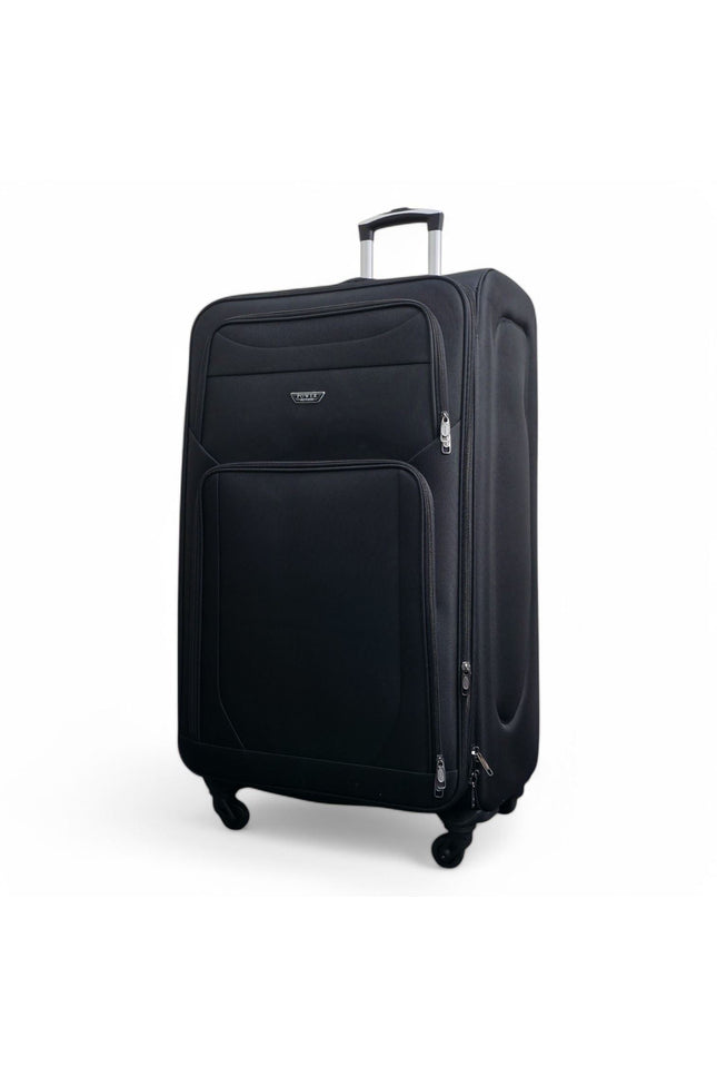 Nagoya X-Large Soft Shell Suitcase in Black