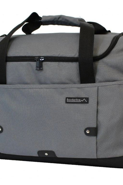 Extra Large Duffel Weekend Holdall Carry-On Cabin Bag Gym Sports Travel Bag Grey