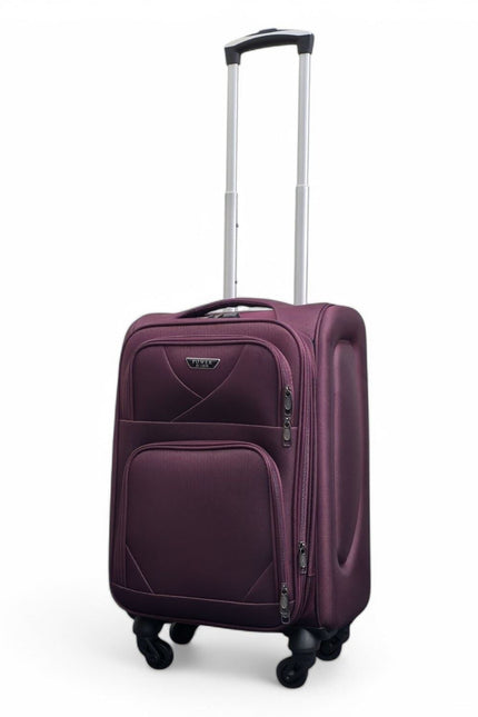 Nagoya Cabin Soft Shell Suitcase in Purple