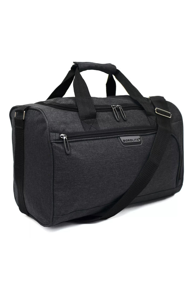 Holdall Carry On 40x 20 x25cm Under-seat Travel Cabin Bag for Ryanair, Easy Jet Black