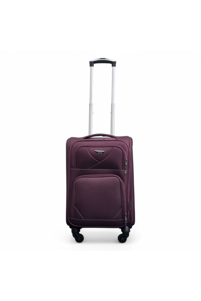 Nagoya Cabin Soft Shell Suitcase in Purple