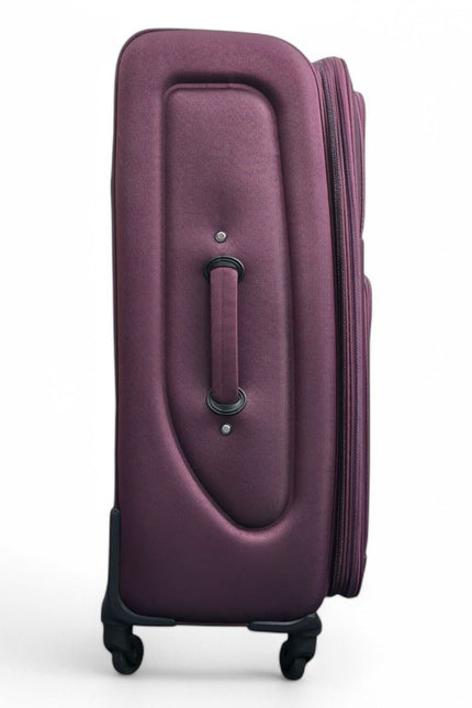 Nagoya Large Soft Shell Suitcase in Purple