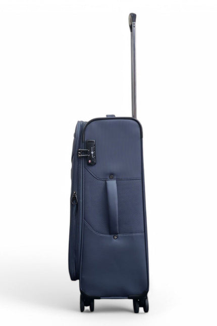 Corby Medium Soft Shell Suitcase in Grey