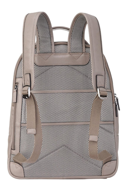 Genuine Leather Grey Vintage Rucksack Laptop Bag Travel Backpack - Capri