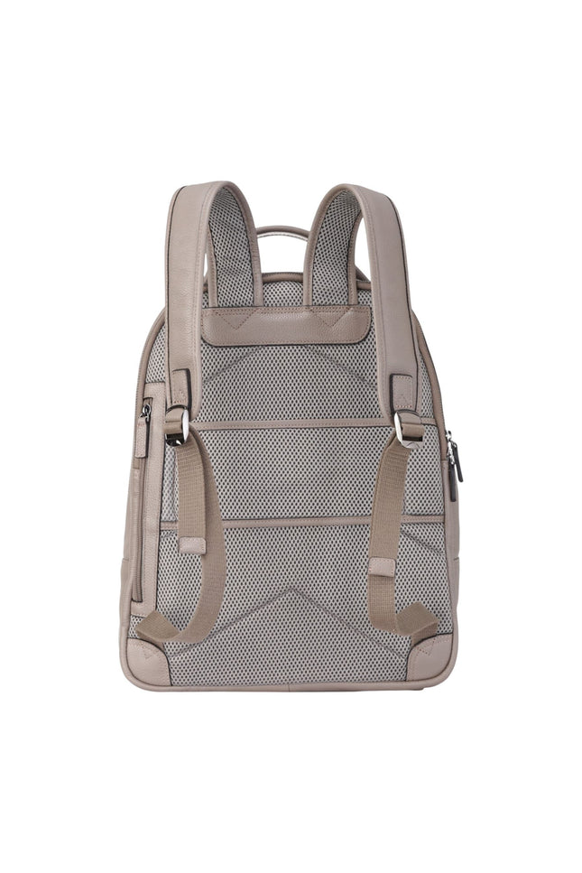 Genuine Leather Grey Vintage Rucksack Laptop Bag Travel Backpack - Capri