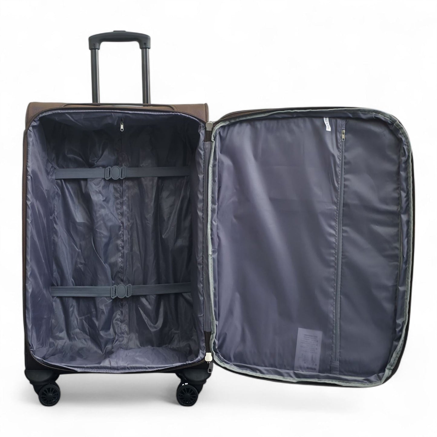 Gosford Set of 3 Soft Shell Suitcase in Brown