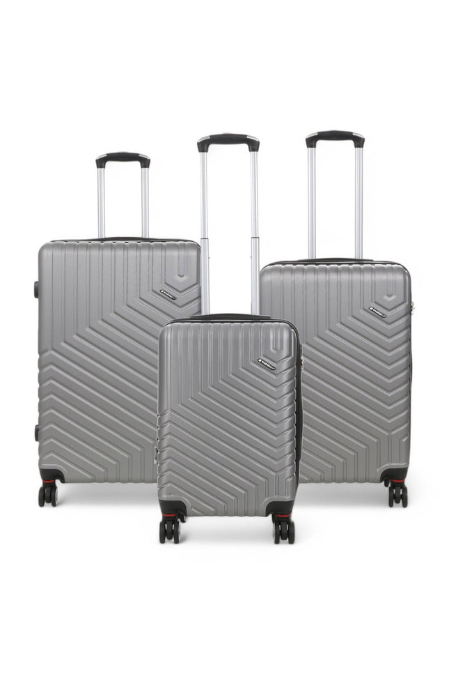 Bega Set of 3 Hard Shell Suitcase in Silver