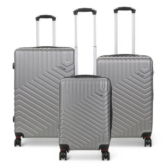 Bega Set of 3 Hard Shell Suitcase in Silver