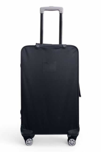 Handa Medium Soft Shell Suitcase in Black