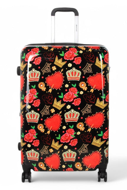 Ballina Large Hard Shell Suitcase in Black Queen Rosses