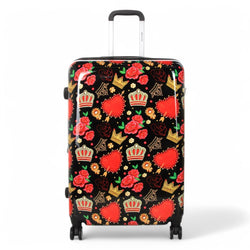 Ballina Large Hard Shell Suitcase in Black Queen Rosses