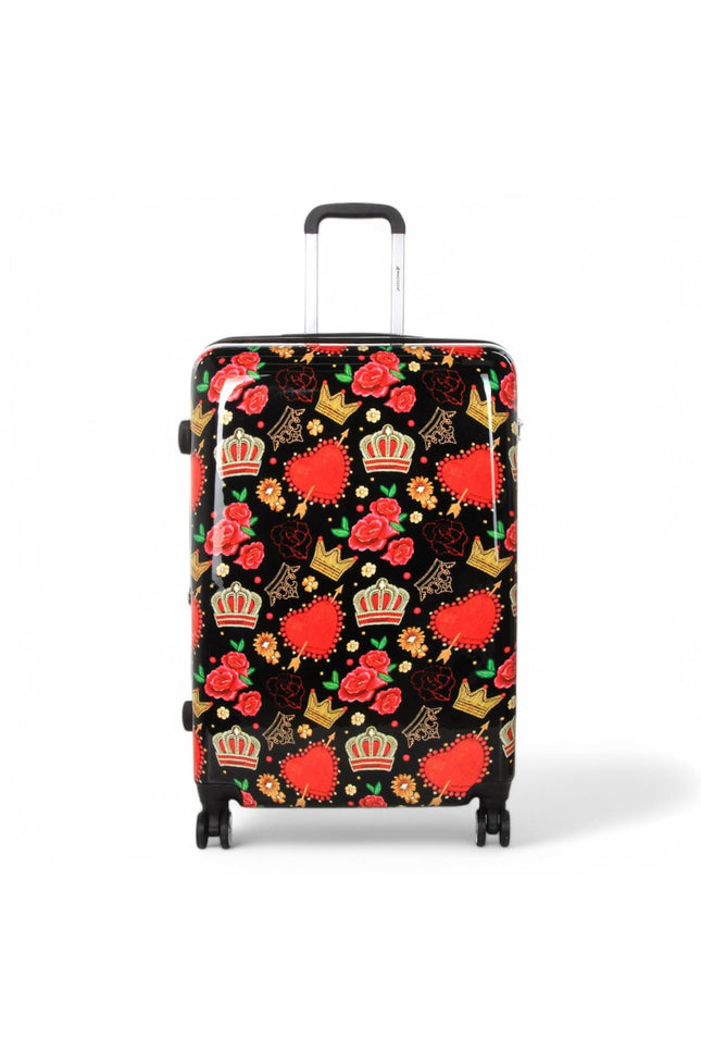 Ballina Large Hard Shell Suitcase in Black Queen Rosses