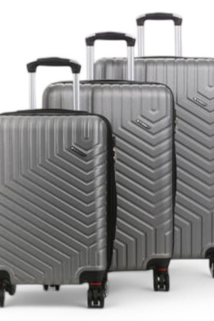Bega Set of 3 Hard Shell Suitcase in Silver