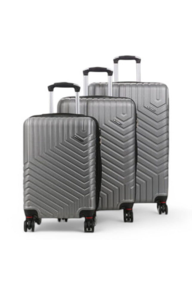 Bega Set of 3 Hard Shell Suitcase in Silver