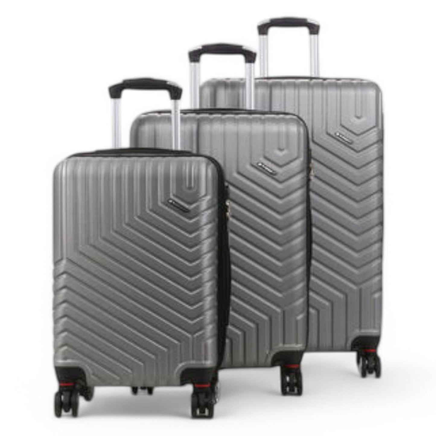 Bega Set of 3 Hard Shell Suitcase in Silver