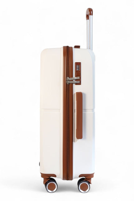 Corowa Medium Hard Shell Suitcase in White