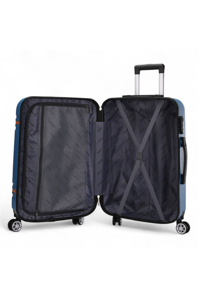 Calgary Large Hard Shell Suitcase in Blue