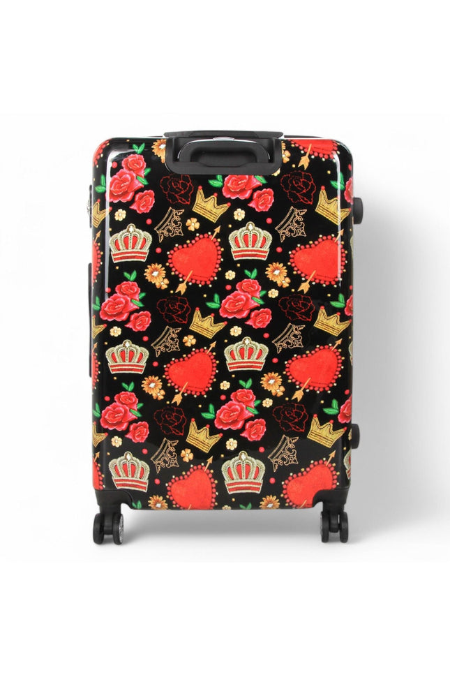 Ballina Large Hard Shell Suitcase in Black Queen Rosses