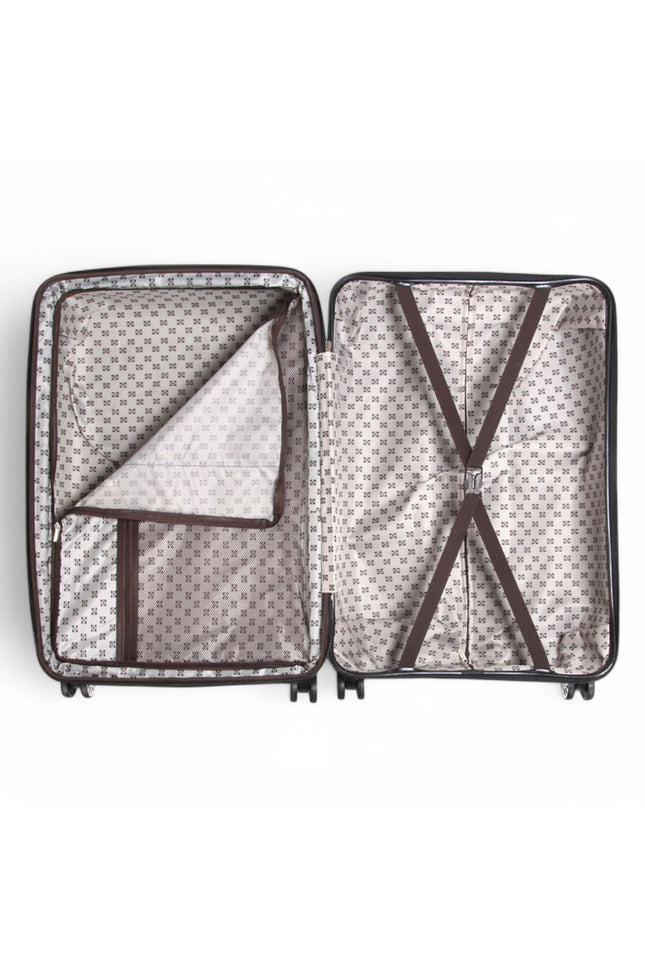 Ballina Large Hard Shell Suitcase in Black Queen Rosses