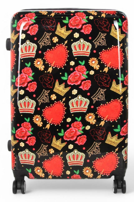 Ballina Large Hard Shell Suitcase in Black Queen Rosses