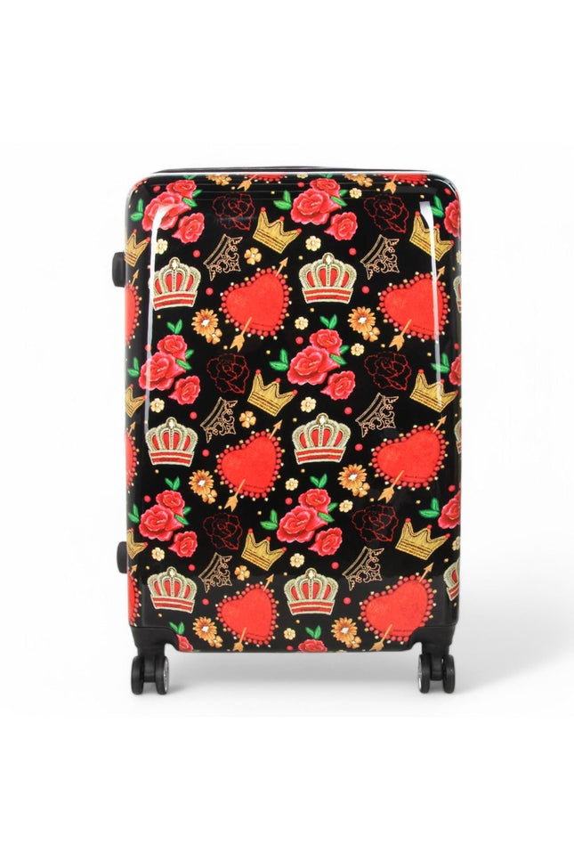 Ballina Large Hard Shell Suitcase in Black Queen Rosses