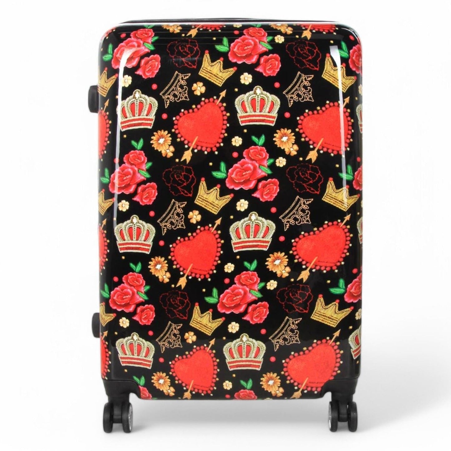 Ballina Large Hard Shell Suitcase in Black Queen Rosses