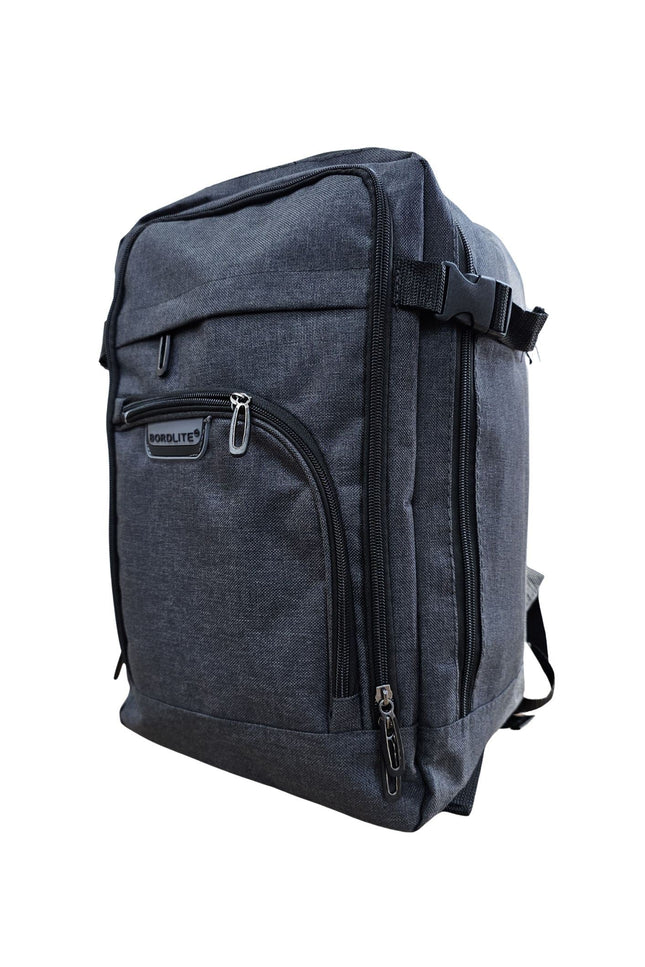 Backpack Rucksack 40x20 x25 cm Underseat Travel Cabin Bag for Easy Jet, Ryanair Black