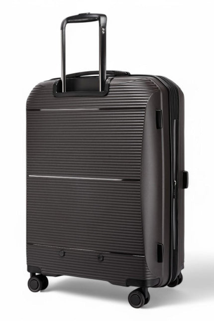 Abiko Large Hard Shell Suitcase in Grey