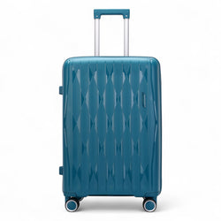 Burnaby Large Hard Shell Suitcase in Teal Blue