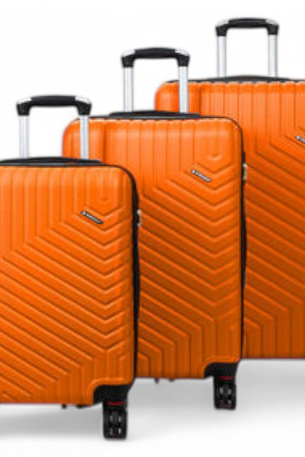 Bega Set of 3 Hard Shell Suitcase in Orange