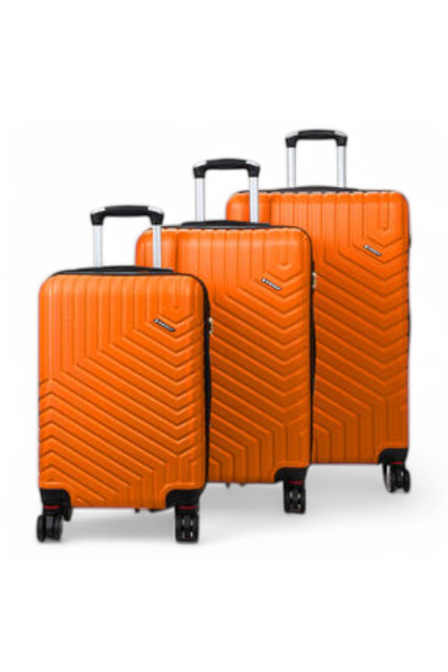 Bega Set of 3 Hard Shell Suitcase in Orange
