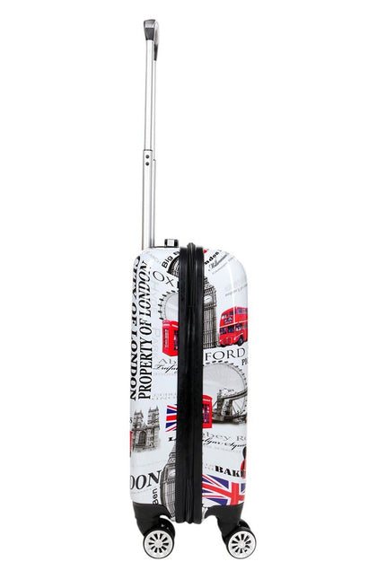 Cooma Cabin Hard Shell Suitcase London in Black Flower