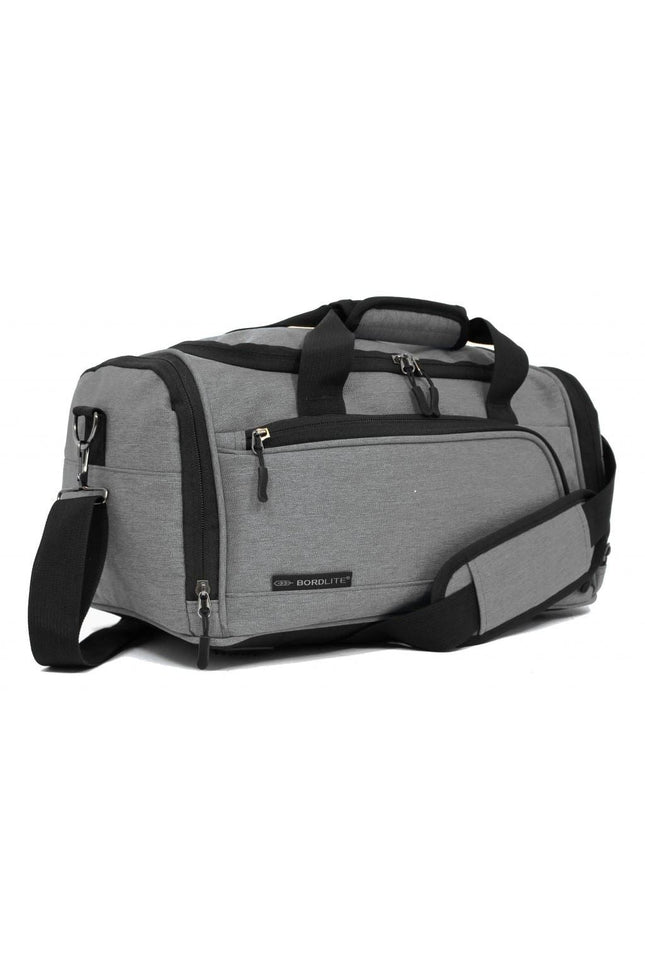Holdall Carry On 40x 20 x25cm Under-seat Travel Duffel Bag for Ryanair, Easy Jet Grey