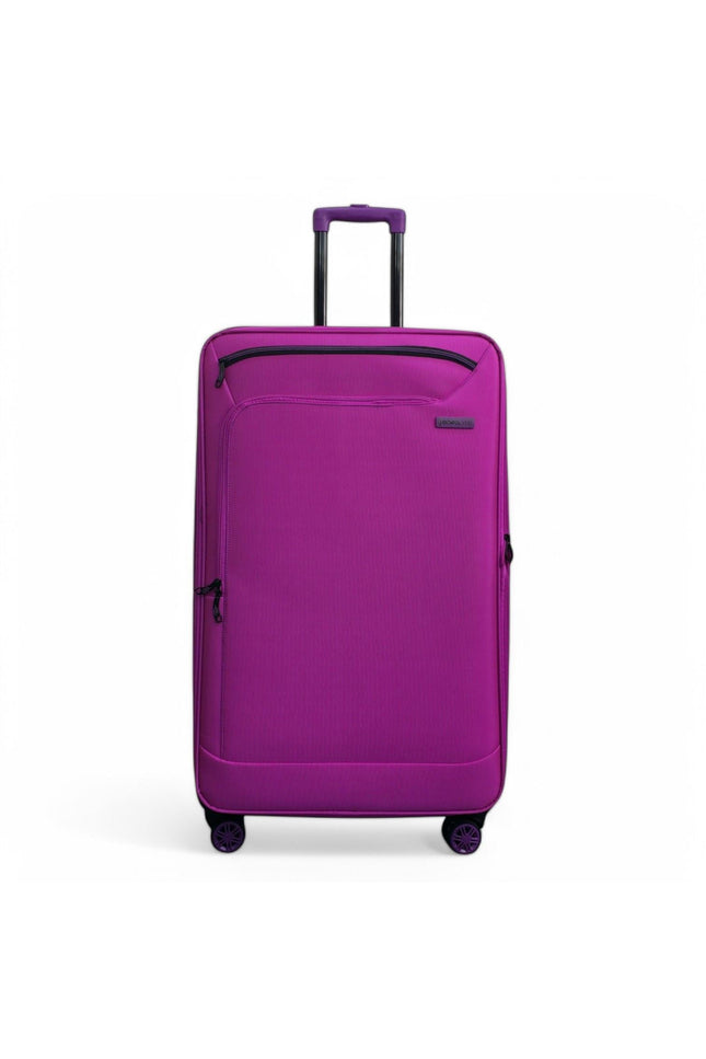 Handa Large Soft Shell Suitcase in Pink