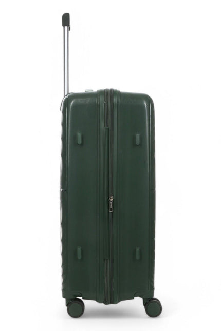 Balranald Large Hard Shell Suitcase in Dark Green