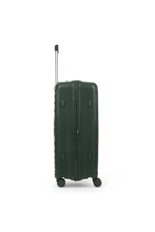 Balranald Large Hard Shell Suitcase in Dark Green