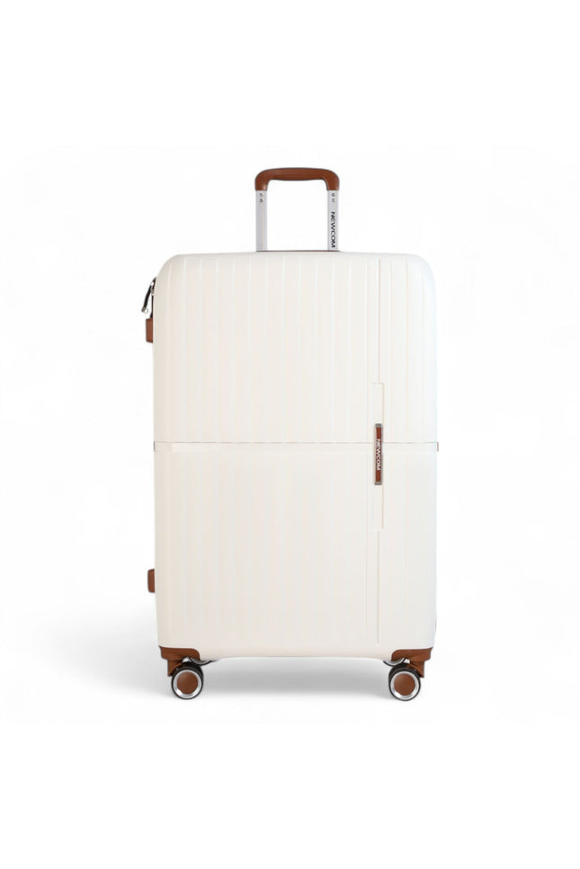 Corowa Large Hard Shell Suitcase in White