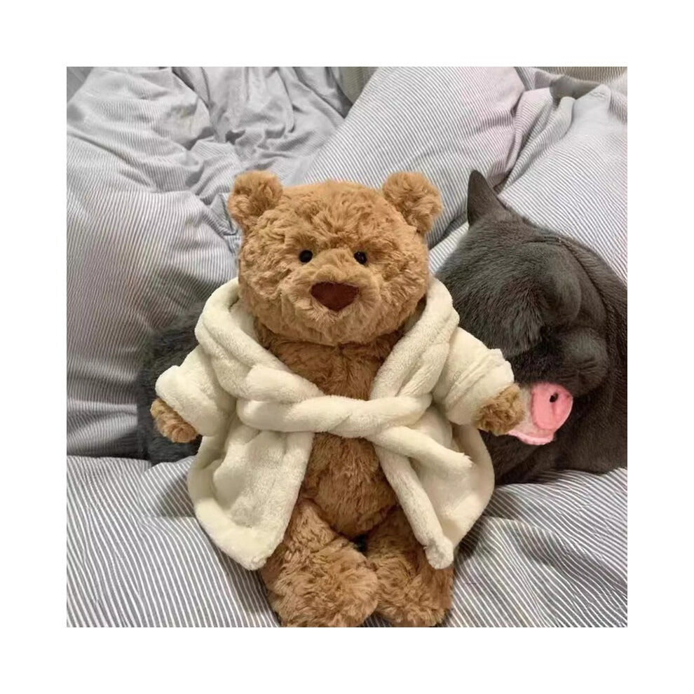 2025 Christmas Gift stuffed animal toy Bartholomew Bear Bathrobe 26CM