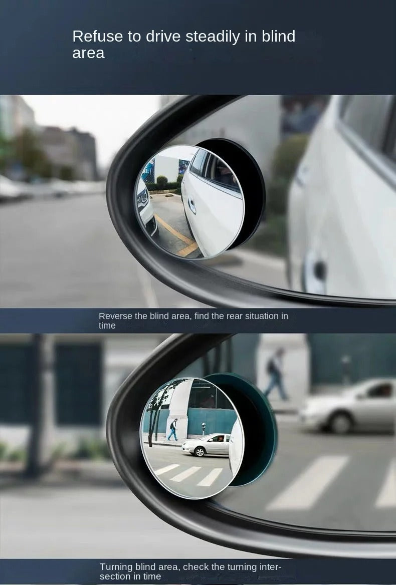 Car Blind Spot Mirror 360 Degree Adjustable Wide Angle