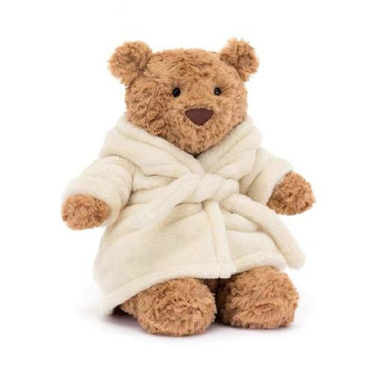2025 Christmas Gift stuffed animal toy Bartholomew Bear Bathrobe 26CM